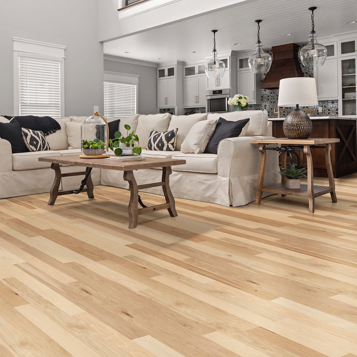 Shaw Floors: Natural 1/2" X 6 3/8" Repel/Duras Scraped Hickory