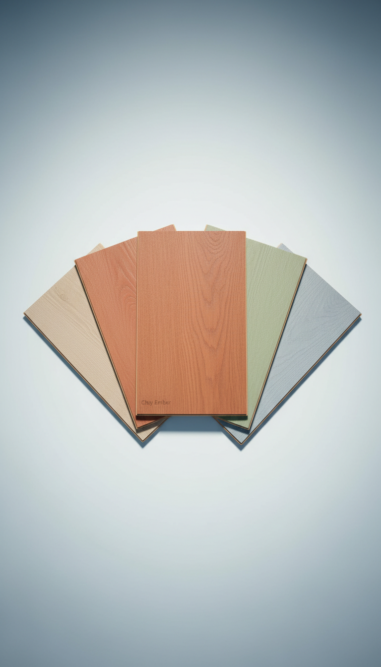Clay Ember laminate flooring sample